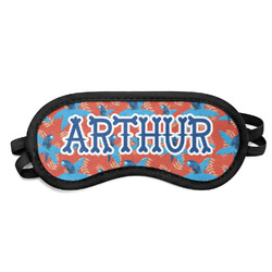 Blue Parrot Sleeping Eye Mask - Small (Personalized)