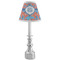 Blue Parrot Small Chandelier Lamp - LIFESTYLE (on candle stick)