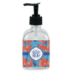 Blue Parrot Glass Soap & Lotion Bottle - Single Bottle (Personalized)