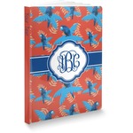 Blue Parrot Softbound Notebook - 7.25" x 10" (Personalized)