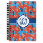 Blue Parrot Spiral Notebook (Personalized)