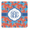 Blue Parrot Square Decal