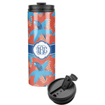 Blue Parrot Stainless Steel Skinny Tumbler (Personalized)