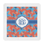 Blue Parrot Decorative Paper Napkins (Personalized)