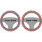 Blue Parrot Steering Wheel Cover- Front and Back