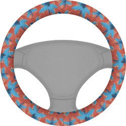 Blue Parrot Steering Wheel Cover