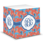 Blue Parrot Sticky Note Cube (Personalized)