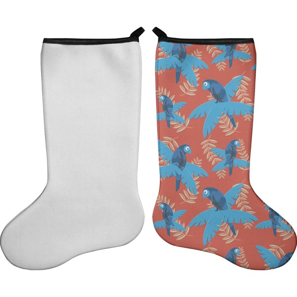 Blue Parrot Stocking - Single-Sided - Approval