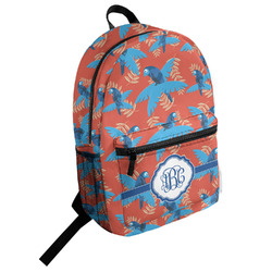 Blue Parrot Student Backpack (Personalized)