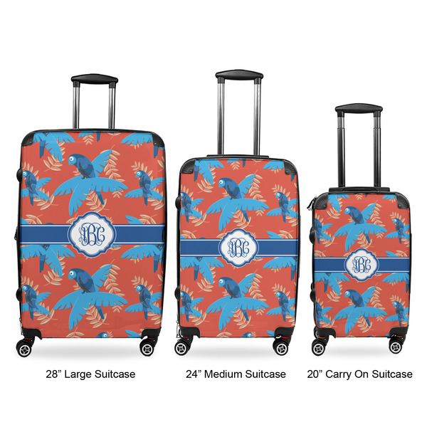 Blue Parrot Suitcase Set 1 - APPROVAL
