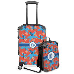Blue Parrot Kids 2-Piece Luggage Set - Suitcase & Backpack (Personalized)