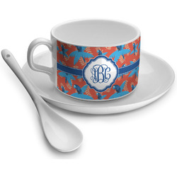 Blue Parrot Tea Cup - Single (Personalized)