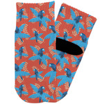 Blue Parrot Toddler Ankle Socks
