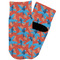 Blue Parrot Toddler Ankle Socks