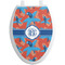 Blue Parrot Toilet Seat Decal (Personalized)