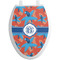 Blue Parrot Toilet Seat Decal - Elongated (Personalized)