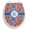 Blue Parrot Toilet Seat Decal (Personalized)