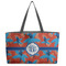 Blue Parrot Beach Totes Bag - w/ Black Handles (Personalized)