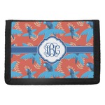Blue Parrot Trifold Wallet (Personalized)
