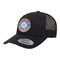 Blue Parrot Trucker Hat - Black (Personalized)