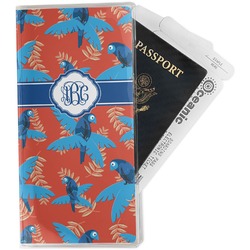 Blue Parrot Travel Document Holder