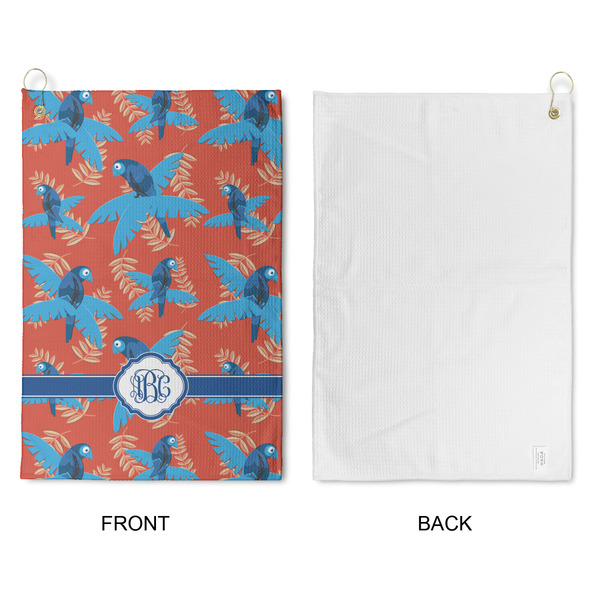 Blue Parrot Waffle Weave Golf Towel - Approval