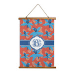 Blue Parrot Wall Hanging Tapestry (Personalized)