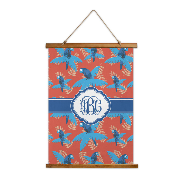 Custom Blue Parrot Wall Hanging Tapestry (Personalized)