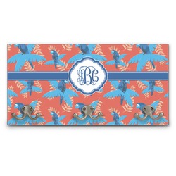 Blue Parrot Wall Mounted Coat Rack (Personalized)
