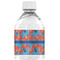 Blue Parrot Water Bottle Label - Back View