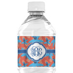 Blue Parrot Water Bottle Labels - Custom Sized (Personalized)