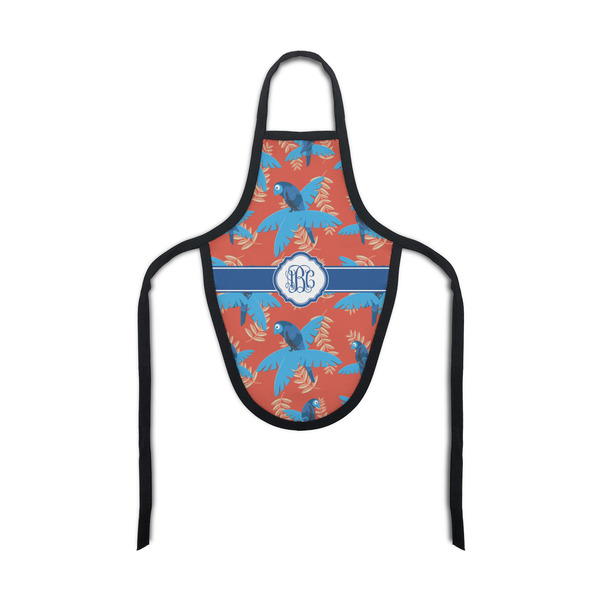 Custom Blue Parrot Bottle Apron (Personalized)