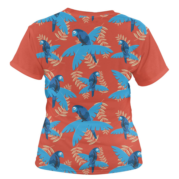 Blue Parrot Women's T-shirt Back