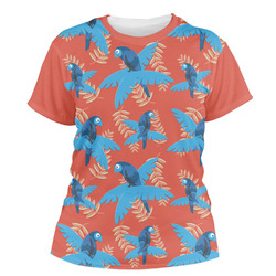 Blue Parrot Women's Crew T-Shirt (Personalized)