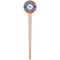Blue Parrot Wooden 4" Food Pick - Round - Single Pick