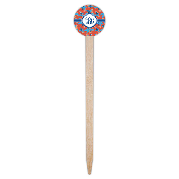Blue Parrot Wooden 6" Food Pick - Round - Single Pick