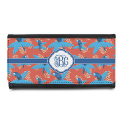 Blue Parrot Leatherette Ladies Wallet (Personalized)