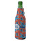 Blue Parrot Zipper Bottle Cooler - ANGLE (bottle)