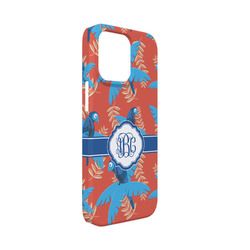Blue Parrot iPhone Case - Plastic - iPhone 13 Mini (Personalized)
