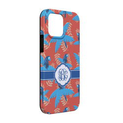 Blue Parrot iPhone Case - Rubber Lined - iPhone 13 Pro (Personalized)