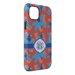 Blue Parrot iPhone Case - Rubber Lined - iPhone 14 Pro Max (Personalized)