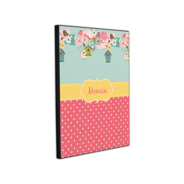 Easter Birdhouses 11x14 Wood Print - Angle View