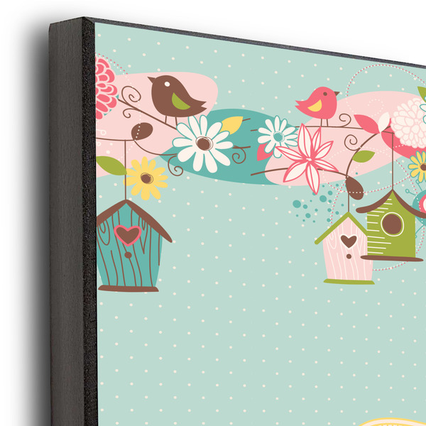 Easter Birdhouses 11x14 Wood Print - Closeup