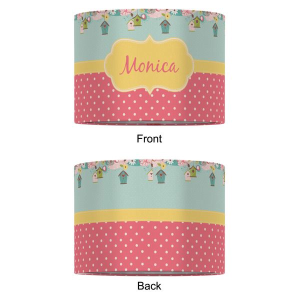 Easter Birdhouses 12" Drum Lampshade - APPROVAL (Fabric)