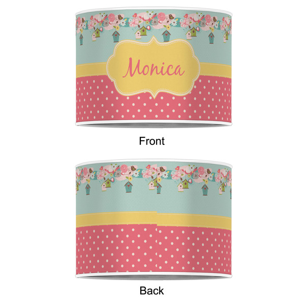 Easter Birdhouses 12" Drum Lampshade - APPROVAL (Poly Film)