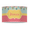 Easter Birdhouses 12" Drum Lampshade - FRONT (Poly Film)