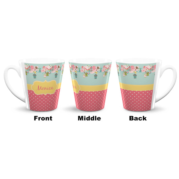Easter Birdhouses 12 Oz Latte Mug - Approval