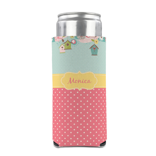 Easter Birdhouses 12oz Tall Can Sleeve - FRONT (on can)