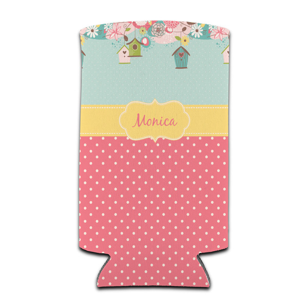 Custom Easter Birdhouses Can Cooler (tall 12 oz) (Personalized)