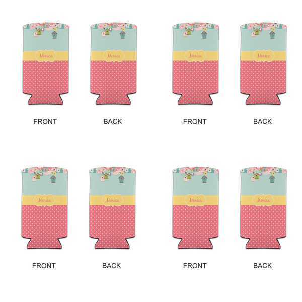 Easter Birdhouses 12oz Tall Can Sleeve - Set of 4 - APPROVAL